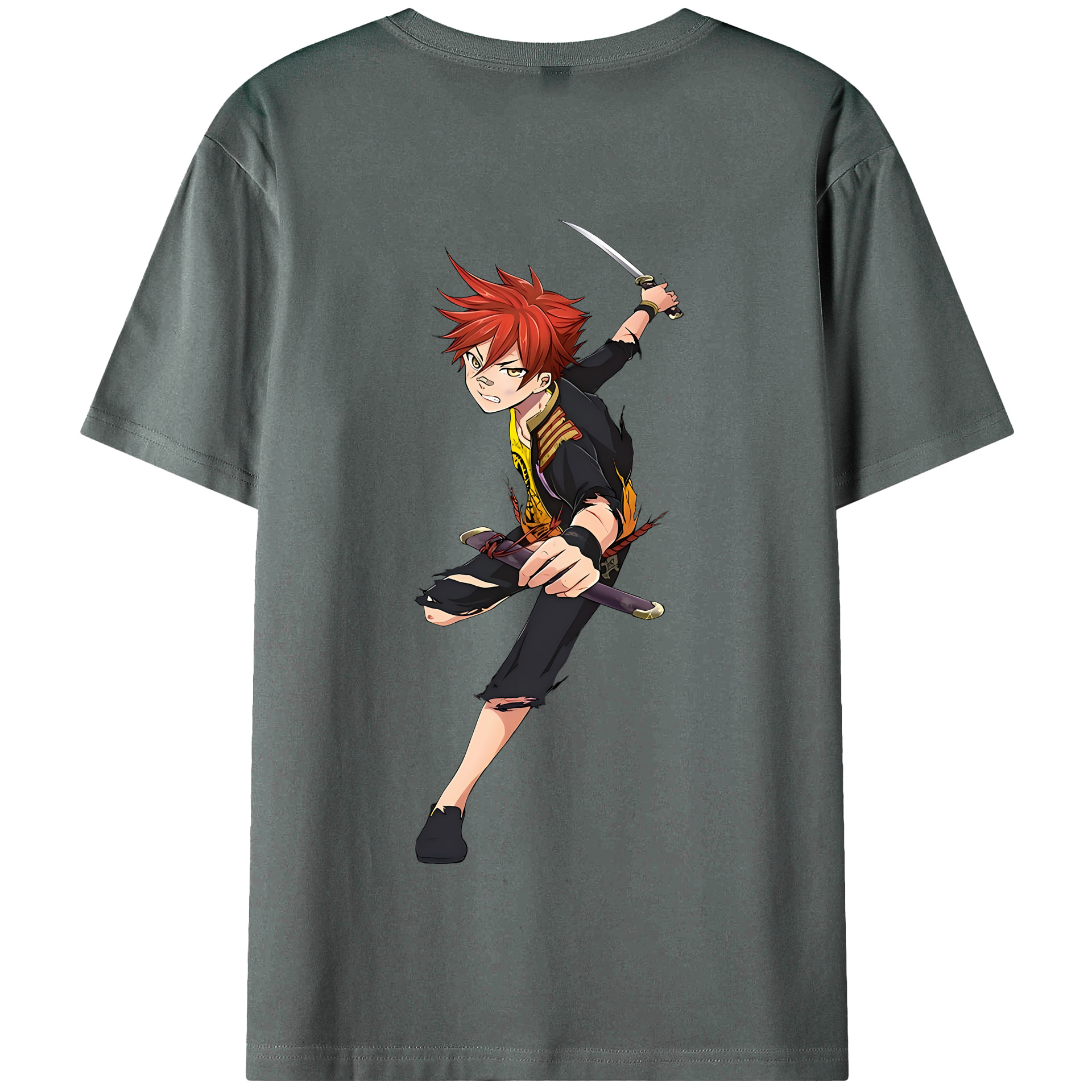 （画像用） 刀剣乱舞 Touken Ranbu 綿100％半袖Tシャツ（背面プリント）